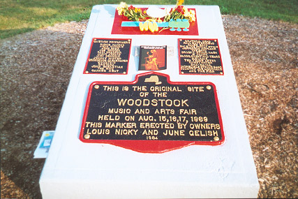 Woodstock Denkmal